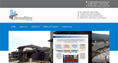 Desktop Screenshot of broadlineconsulting.com